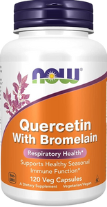 NOW Supplements, Quercetin with Bromelain, 120 Veg Capsules